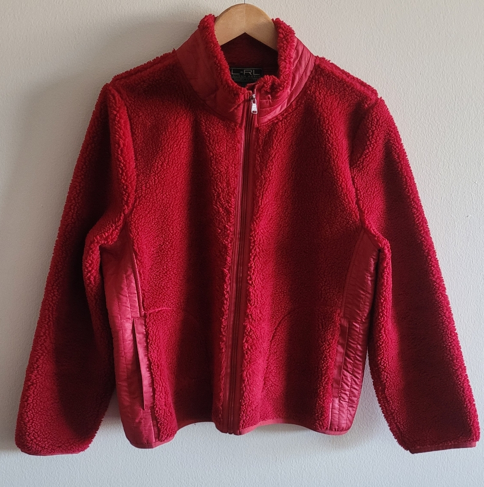Ralph Lauren Red Teddy Jacket